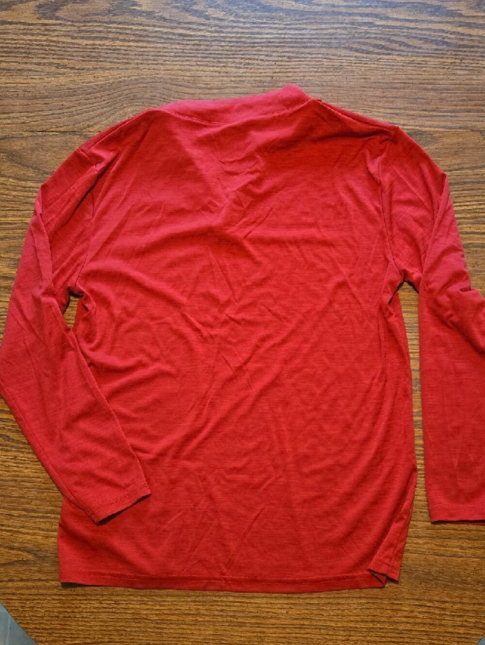 Oakley Red 1/4-Zip Performance Pullover - Picture 2 of 2